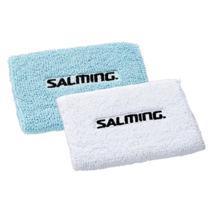 Salming Wristband Mid 2.0 Turquoise/White - 2 Pack