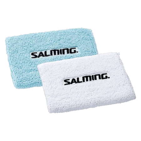 Salming Wristband Mid 2.0 Turquoise/White - 2 Pack