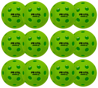 Pickleball United Indoor Pickleball Balls - 12 Pack