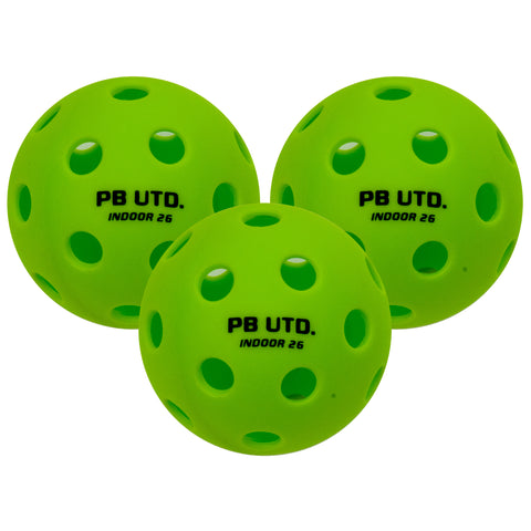 Pickleball United Indoor Pickleball Balls - 3 Pack