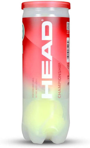 Head Championship Tennis Balls - 1 Tube (3 Balls)