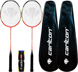 Carlton Airblade Tour 2 Player Badminton Racket Set Includes 6 Shuttles