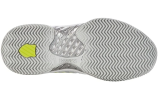 K-Swiss Hypercourt Express HB 2 Womens Tennis Shoes - White/Grey Violet/Limegreen