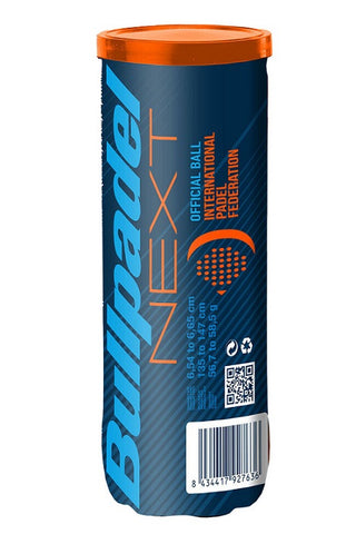 Bullpadel NEXT Padel Balls - 3 Ball Tube