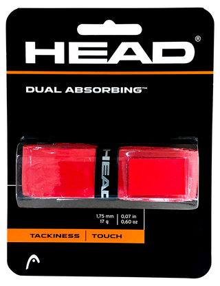 HEAD Dual Absorbing Replacement Grip Tape - 1 Grip Pack