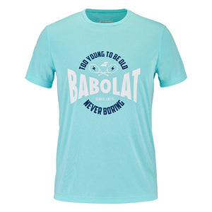 Babolat Exercise Graphic T-Shirt - Angel Blue