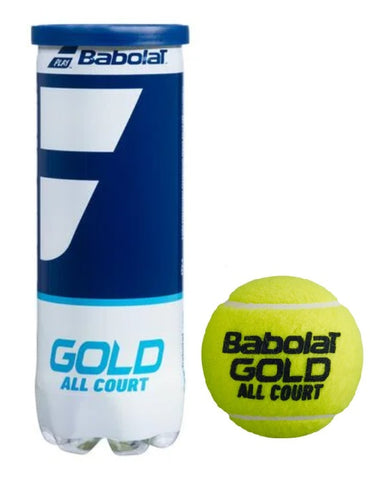 Babolat Gold All Court Tennis Balls - 1 Tube (3 Balls)