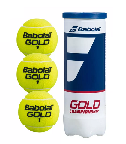 Babolat Gold Championship Tennis Balls - 1 Tube (3 Balls)