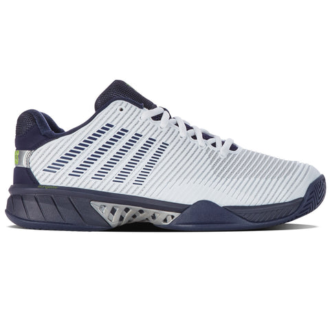 K-Swiss Hypercourt Express 2 Mens Tennis Shoes - White/Peacoat/Silver