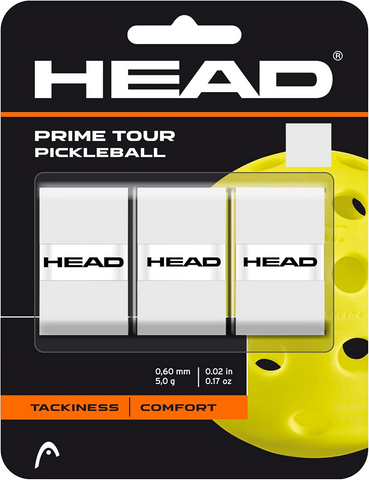 HEAD Prime Tour Pickleball Overgrip - Pack of 3 Grips