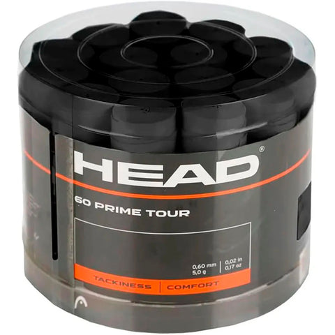 HEAD Prime Tour Overgrips - Pack of 60 - Black