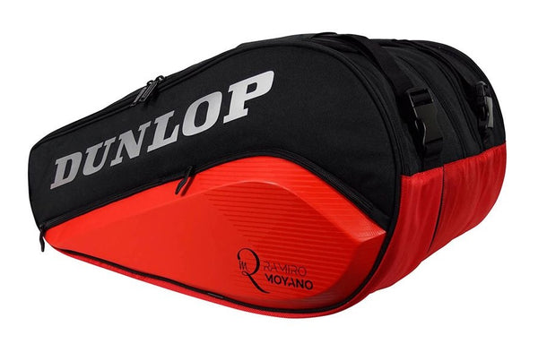 Dunlop Paletero Elite Thermo Padel Racket Bag Black Red Racketworld UK