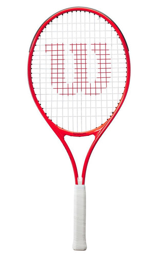 Wilson Federer 25" Junior Red Tennis Racket + Cover