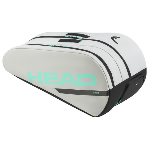 HEAD Tour 9 Tennis Racket Bag - Grey/Teal