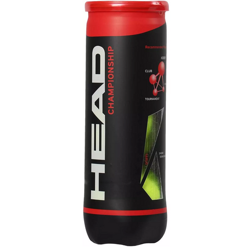 HEAD Championship Tennis Balls - 1 Tube (3 Balls)