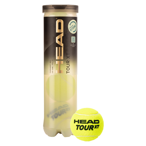 HEAD Tour XT Tennis Balls - 1 Tube (4 Balls)