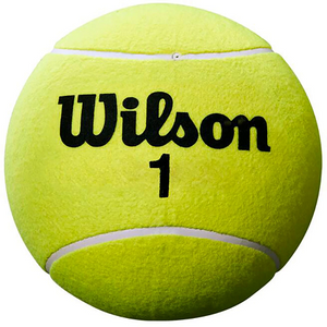 Wilson Roland Garros Mini Jumbo 5" yellow autograph tennis ball