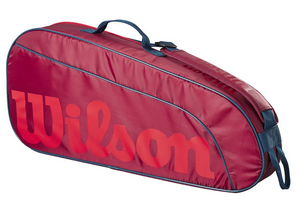 Wilson Junior 3 Racket Tennis Bag - Red