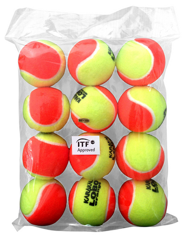 Karakal LoBo ITF Approved Transition Tennis Balls - 12 Ball Pack