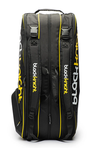 Black Knight Pro Series Tour Racket Bag - Black/Yellow