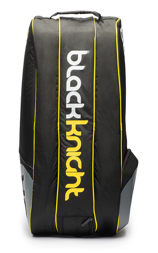 Black Knight Pro Series Tour Racket Bag - Black/Yellow