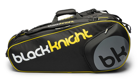 Black Knight Pro Series Tour Racket Bag - Black/Yellow