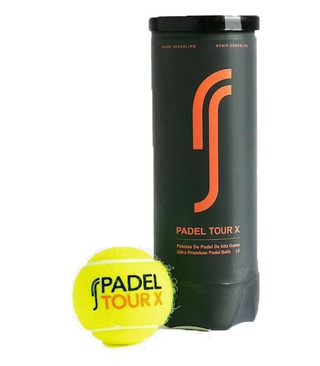 Robin Soderling Tour X Padel Balls - 3 Ball Tube