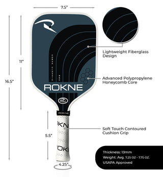 ROKNE Curve Classic REC Pickleball Paddle