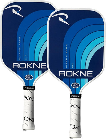 ROKNE Curve Classic LTE (Royal) Pickleball Paddle Twin Set