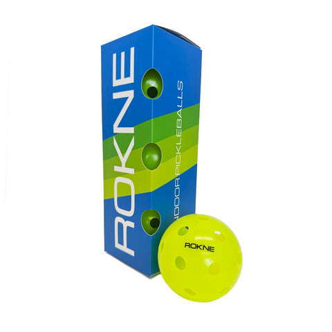 Rokne Indoor Pickleball Balls - 3 Balls