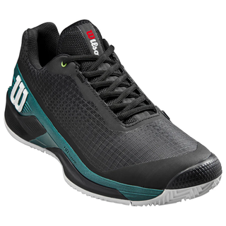 Wilson Rush Pro 4.0 Blade V9 Tennis Shoe - Black/Teal