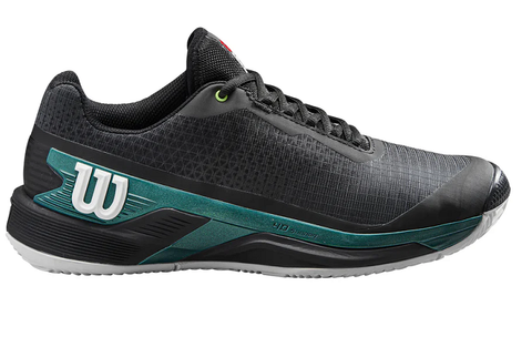 Wilson Rush Pro 4.0 Blade V9 Tennis Shoe - Black/Teal