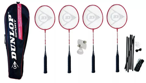 Dunlop Nanomax Pro Tournament 4 Player Badminton Set