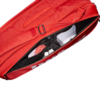 Wilson Super Tour 6 Red Tennis Racket Bag - 2024