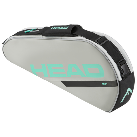 HEAD Tour 3 Tennis Racket Bag - Grey/Teal