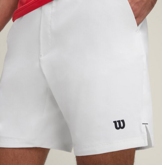 Wilson Team Tournament 7" Shorts - Bright White