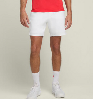 Wilson Team Tournament 7" Shorts - Bright White