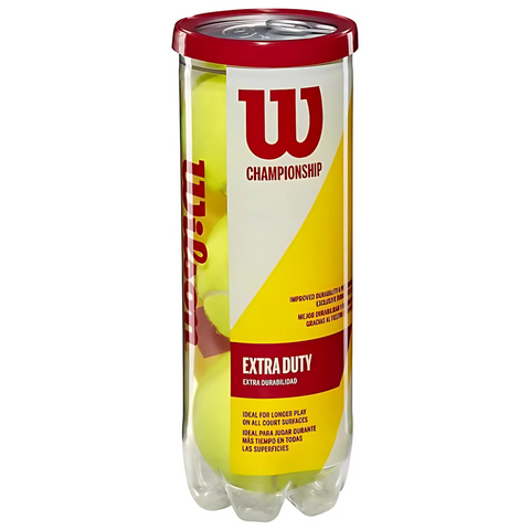 Wilson Championship Extra Duty Tennis Balls - 1 Tube (3 Balls)