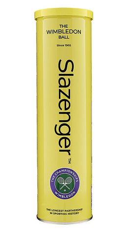 Slazenger Wimbledon Tennis Balls - 4 Ball Can