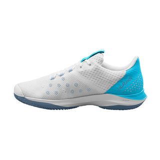 Wilson Hurakn Men's Padel Tennis Sports Shoe Trainer - White/Blue