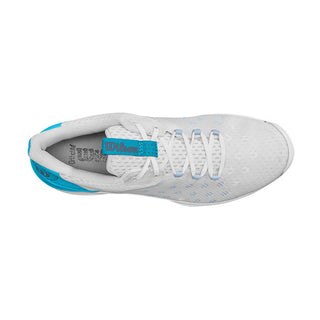 Wilson Hurakn Men's Padel Tennis Sports Shoe Trainer - White/Blue