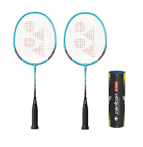 Yonex Muscle Power Junior 2 Player Badminton Set Includes 6 Shuttles